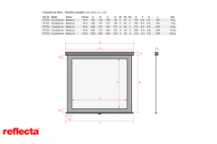 Reflecta PROJEKCIJSKO rolo PLATNO 240x175cm 16-9 CrystalLine 87703