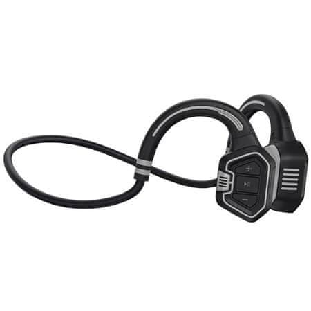 Evolveo BoneSwim MP3 16GB, brezžične slušalke za ličnico, sive