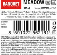 Banquet JUMBO vrč 550ml MEADOW keramika