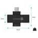 Connect IT Čitalnik eID in pametnih kartic USB, ČERNA