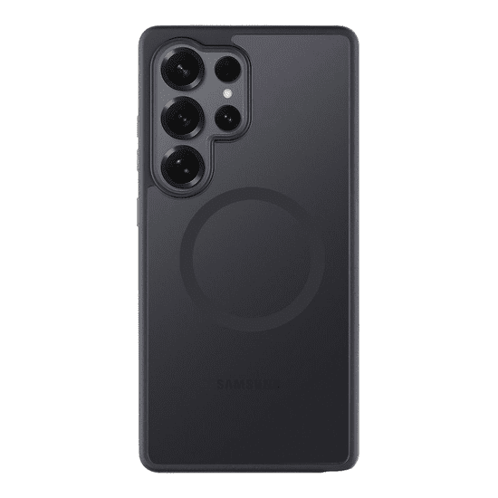 Tactical Asphalt MagForce silikonski ovitek za Samsung Galaxy S25 Ultra 5G - prozorno črn
