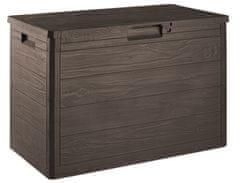 Rojaplast Škatla za shranjevanje WOODYS 160 L - rjava