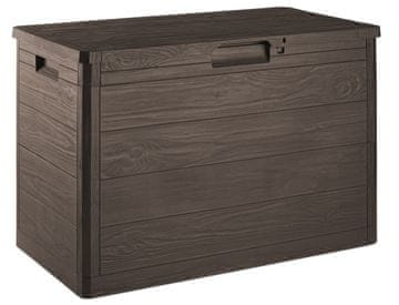 Rojaplast Škatla za shranjevanje WOODYS 160 L - rjava