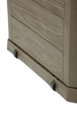 Rojaplast Škatla za shranjevanje WOODYS 280 L - rjava