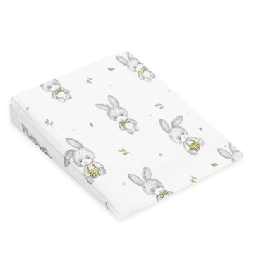 NEW BABY STANDARD 30x37cm zajček muslin prevleka za otroški vzglavnik