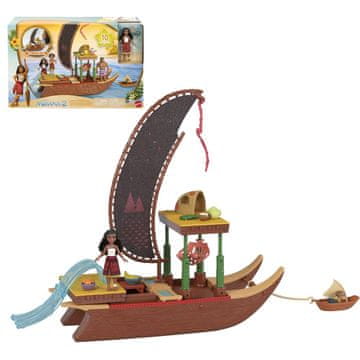 Mattel GIRLANDA MAJHNA LUTKA VAIANA PREOBLIKOVANJE ČOLN