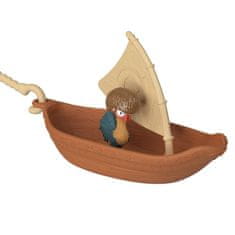 Mattel GIRLANDA MAJHNA LUTKA VAIANA PREOBLIKOVANJE ČOLN
