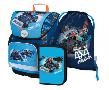 BAAGL 3 SET Ergo Truck: aktovka, svinčnik, torba