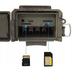 Dexxer WIFI LTE GSM IR prenosna gozdna lovska kamera LCD 16Mpx FULL HD