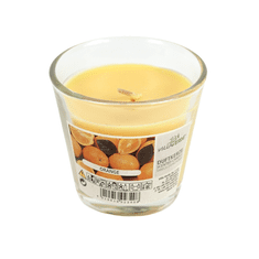 Ljubki dom Dišeča sveča v steklu ORANGE 7,5 cm oranžna