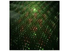Ljubki dom Laserski LED projektor LUMINEO z rotacijskim učinkom 9 funkcij, črn