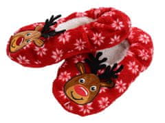 Ljubki dom Otroški copati CHRISTMAS KIDS, rdeči - različne velikosti Velikost: 31 - 34