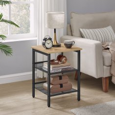 Ljubki dom Priročna mizica z 2 policama TAYLOR SONOMA 40x40cm