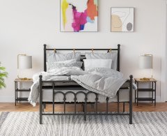 Ljubki dom Priročna mizica z 2 policama TAYLOR SONOMA 40x40cm