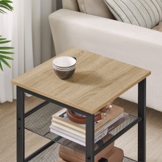 Ljubki dom Priročna mizica z 2 policama TAYLOR SONOMA 40x40cm