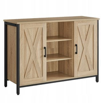 Ljubki dom Komoda TAYLOR SONOMA z odprtimi policami, 100x70cm