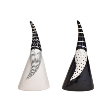 Ljubki dom Set 2 porcelanastih škratov - različne velikosti Velikost: M