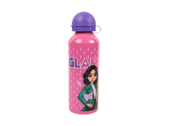 Ljubki dom Otroška kovinska steklenica GLAM 500 ml roza
