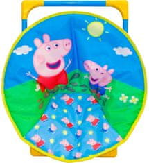 Ljubki dom Otroški zložljivi stol PEPPA PIG, moder