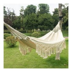 Ljubki dom Viseča mreža SOLARA 150 x 200 cm + gratis torba, bež