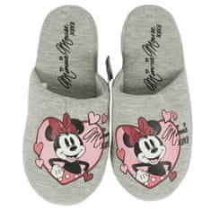 Ljubki dom Hišni copati MINNIE MOUSE, svetlo sivi - različne velikosti Velikost: 40 - 41