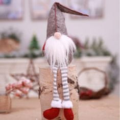 Ljubki dom Okrasni palček SANTA CLAUS 45 cm - več barv Barva: Siva