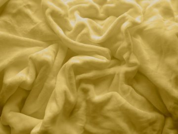 Ljubki dom Rjuha iz mikropliša SOFT 90x200 cm gorčična