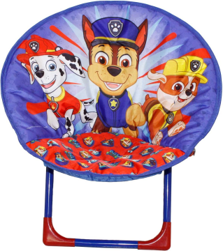 Ljubki dom Otroški zložljivi stol PAW PATROL, moder