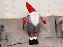 Ljubki dom Okrasni škratek GNOME 90 cm, rdeč