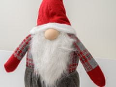 Ljubki dom Okrasni škratek GNOME 90 cm, rdeč