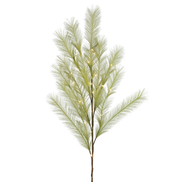 Ljubki dom Okrasna veja BRANCH z LED lučkami 90 cm, zelena