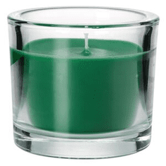 Ljubki dom Dišeča sveča v steklu MINNESOTA GREEN 9 cm temno zelena