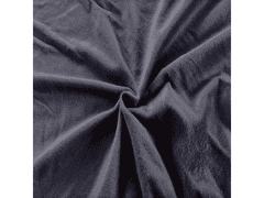 Ljubki dom Rjuha iz mikropliša BRONE 180x200 cm siva