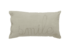 Ljubki dom Otroška okrasna blazina SMILE 50x30cm, zelena
