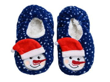 Ljubki dom Otroški copati CHRISTMAS KIDS, modri - različne velikosti Velikost: 31 - 34