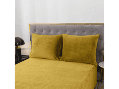 Ljubki dom Posteljnina mikropliš MUSTERO olivna Dimenzije posteljnine: 70 x 90 cm | 140 x 200 cm