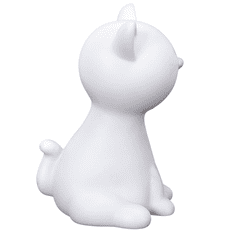 Ljubki dom LED otroška nočna lučka CATTY 19cm, bela
