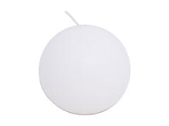 Ljubki dom Sveča krogla CANDLE BALL VANILLA 7,5 cm bela
