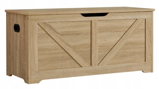 Ljubki dom Skladiščna škatla LEHAC s pokrovom 100x46cm, hrast sonoma