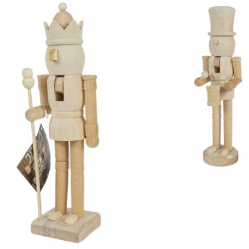Ljubki dom Leseni orešček NUTCRACKER 25,5 cm - več različic