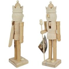 Ljubki dom Leseni orešček NUTCRACKER 25,5 cm - več različic
