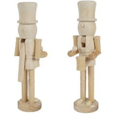 Ljubki dom Leseni orešček NUTCRACKER 25,5 cm - več različic