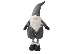 Ljubki dom Okrasni škratek GNOME 90 cm, siv