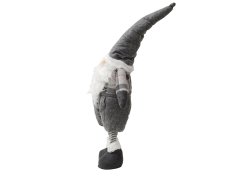 Ljubki dom Okrasni škratek GNOME 90 cm, siv