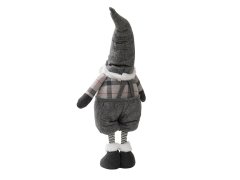 Ljubki dom Okrasni škratek GNOME 90 cm, siv