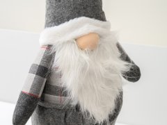 Ljubki dom Okrasni škratek GNOME 90 cm, siv