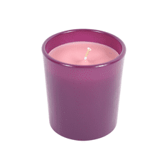 Ljubki dom Dišeča sveča v steklu PURPLE 6,5 cm vijolična