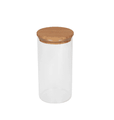Ljubki dom Steklena doza z bambusovim pokrovom BRABANTIA, 1100 ml