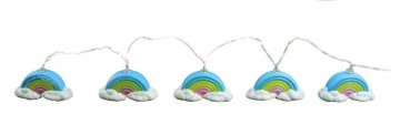 Ljubki dom LED svetlobna veriga RAINBOW 165cm, 10 žarnic