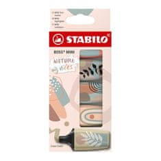 Stabilo Svetlomer BOSS MINI Naturevibes - komplet 5 kosov